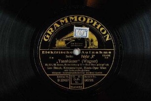 "Tannhäuser" : III. Akt, III. Szene: Romerzählung III [Teil]; Nach Rom gelangt' ich / (Wagner)