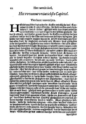 Het tvveeentvvintichste Capittel. Van hare tooverijen.