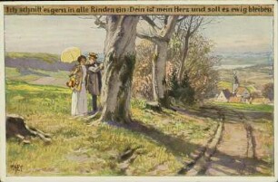 Ich schnitt' es gern in alle Rinden ein [...]