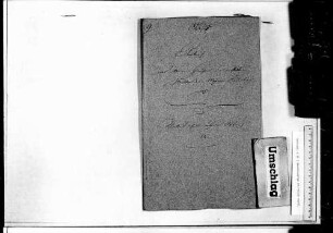Ankauf des kleinen Hauses der verstorbenen Wittwe des Majors Fischer und Verkauf desselben (1822-1828)