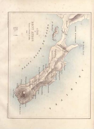 Carte du Mont Athos
