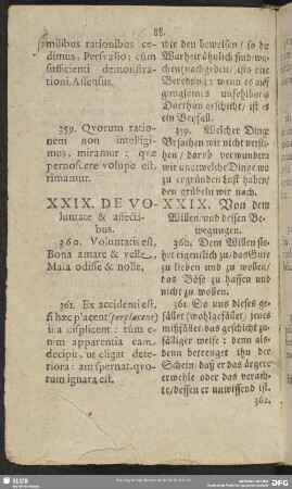 XXIX. De Voluntate & affectibus