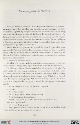 Drugi wyjazd do Poitiers