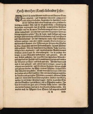 Hoch-werther/ Kunst-liebender Leser: