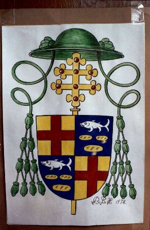 Reproduktion, Wappen von Erzbischof Oskar Saier