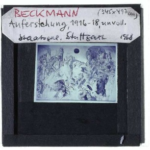 Beckmann, Auferstehung, 1916-18