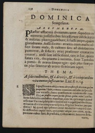 Dominica Sexagesimae.