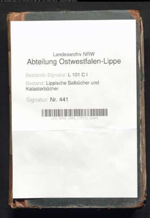 Salbuch des Amtes Sternberg von 1858, Bd. 1