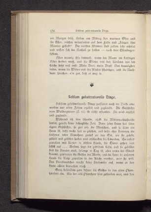 Seltsam geheimnisvolle Dinge