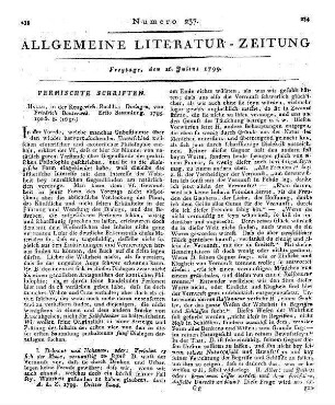 Bouterwek, F.: Dialogen. 1. Slg. Halle: Renger 1798
