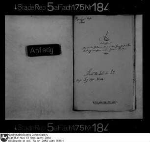 Die an die Zollverwalter in der Herrschaft Rotenburg erlassene neue Zollrolle