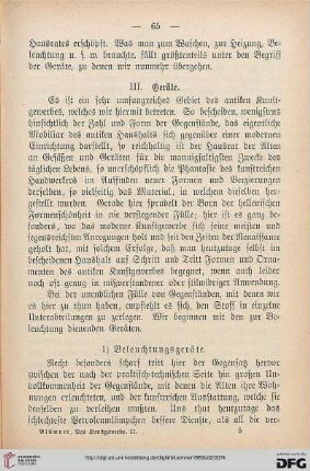III: Geräte