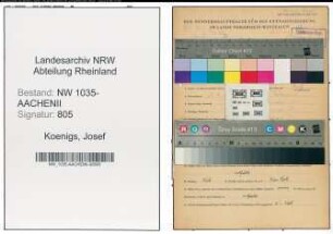 Entnazifizierung Josef Koenigs , geb. 12.04.1903 (Wiegemeister)