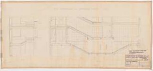 Reichsluftfahrtministerium, Berlin: Eingangshalle Q1L und Treppenhaus: Schnitte 1:50