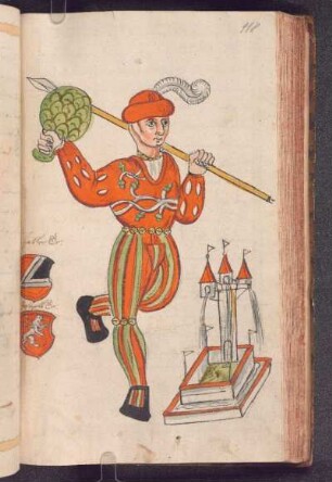 Schembartläufer, 1410, mit Hölle