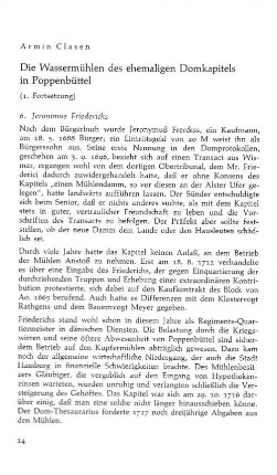 Die Wassermühlen des ehemaligen Domkapitels in Poppenbüttel