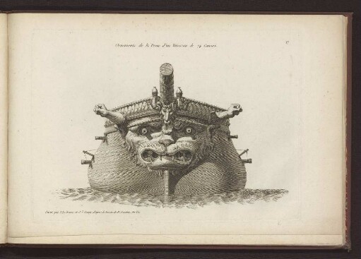Ornements de la Proue d'un Vaisseau de 74 Canons.