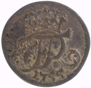 Münze, Gröschel, 1755