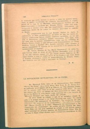 La revolución intelectual en la China