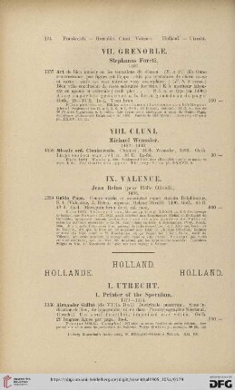Holland [I. Utrecht - IV. Zwolle] (Nr. 1360 - 1381a)
