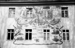 Sonnenuhr am Rathaus in St. Blasien