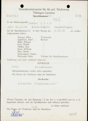 Kanz, Gustav