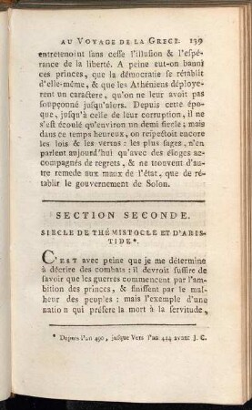 Section Seconde. Siecle De Thémistocle Et D' Aristide.