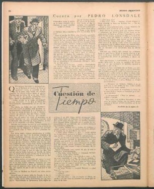 Cuestión de tiempo : Cuento por Pedro Lonsdale