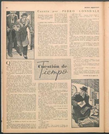Cuestión de tiempo : Cuento por Pedro Lonsdale