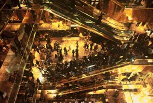 New York. Blick in den Trump Tower // Trump Tower view