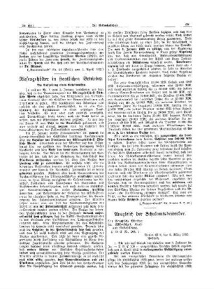 Ausgleich der Schulamtsbewerber