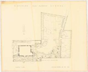 Garten Korell, Neustadt: Gartenplan 1:100