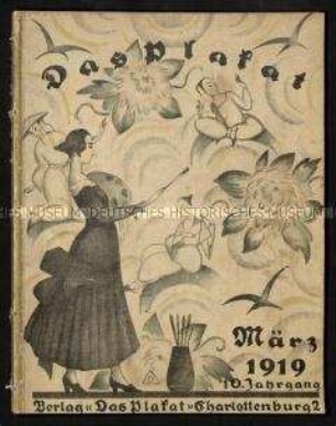 Das Plakat. Zeitschrift des Vereins der Plakatfreunde, 10. Jahrgang 1919 Heft 2