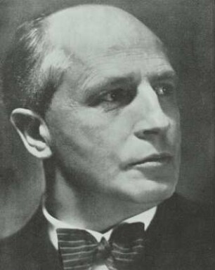 Bildnis des Dirigenten, Komponisten und Generalmusikdirektors Carl Schuricht