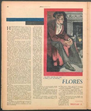Flores para ella : Cuento por Tristan F. Cestero