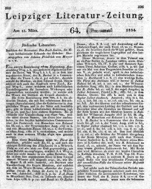 1834-03-15 : 64. Stück