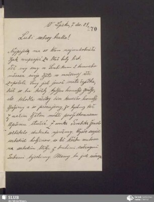 [list wot: towarstwo „Sorabicum“, 07.12.1909]