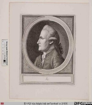 Bildnis Johann Georg Zimmermann (1786 Ritter von)