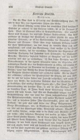270-281 Kirchliche Statistik