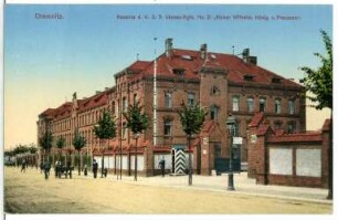 Chemnitz. Kaserne des Königlich Sächsischen 3. Ulanen-Regiments No. 21