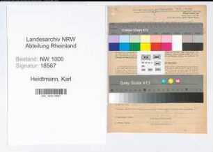 Entnazifizierung Karl Heidtmann, geb. 16.09.1897 (Metzgermeister)