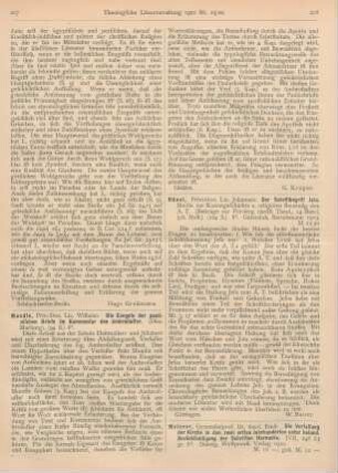 228 [Rezension] Hänel, Johannes, Der Schriftbegriff Jesu
