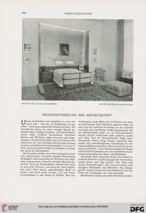 Selbstaufhebung des Architekten