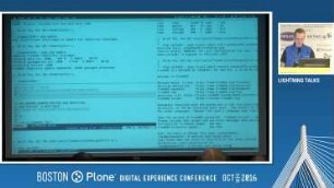 Plone Conf 2016 - Day 2: Lightning Talks