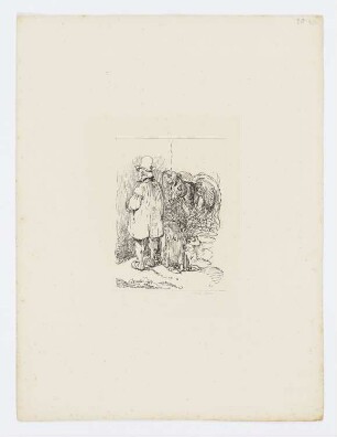 Mann mit Hund und Pferde