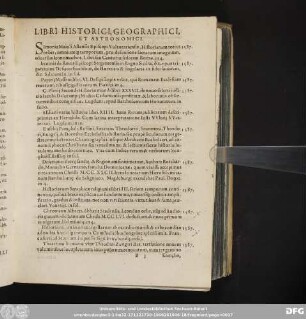 Libri Historici, Geographici, Et Astronomici.
