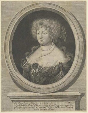Bildnis der Magdalena Sibylla zu Sachsen