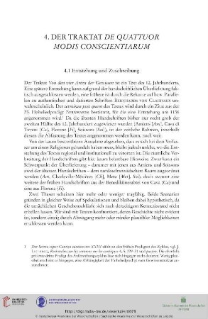 4. Der Traktat De quattuor modis conscientiarum