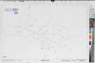 Warendorf (Warendorf), Flurbereinigung Velsen-Warendorf, Bl. 2 Reinkarte Velsen Flur 6 tlw; Warendorf Flur 5 tlw