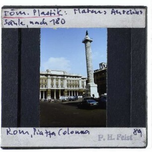 Rom, Piazza Colonna,Rom, Marc Aurel-Säule,Rom, Palazzo Wedekind